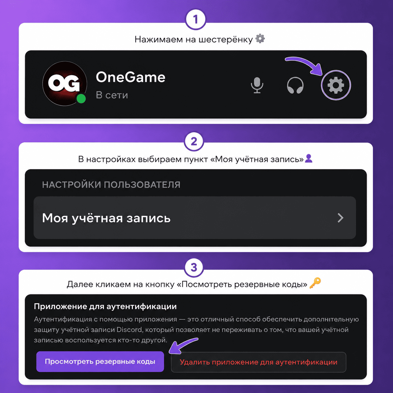 Резервные коды Discord